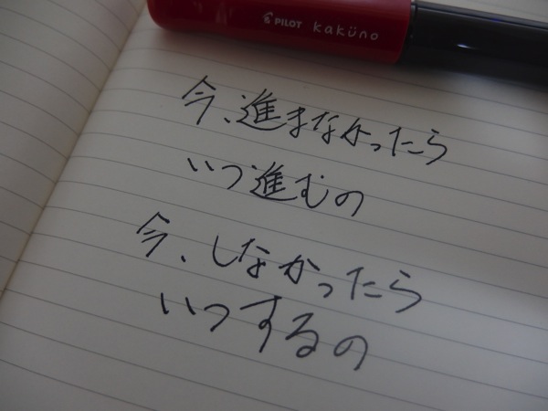 万年筆がおもしろい！kakunoでたくさん書くのだ♪